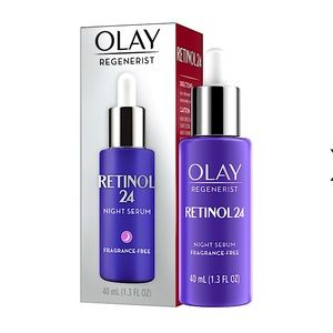 BNIB Olay Retinol 24 Night serum 40ml fragrance free